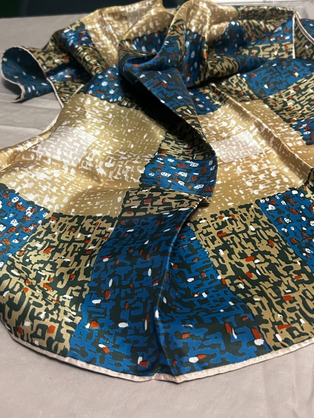 vintage glentex japanese scarf